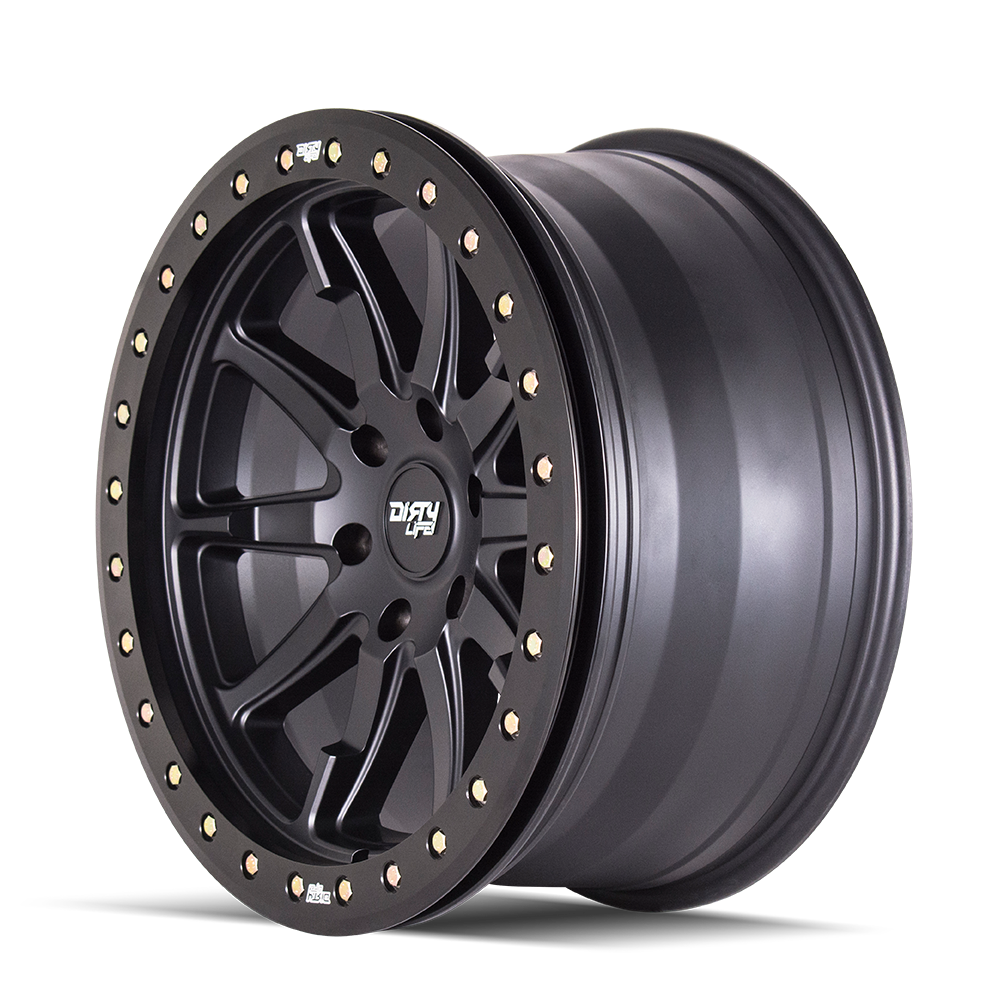 Dirty Life DT-2 Satin black 17x9 -12 6x120mm 66.9mm