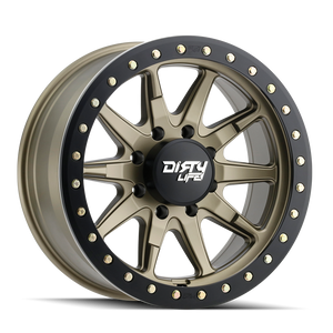 Dirty Life DT-2 Satin gold 17x9 -12 5x127mm 78.1mm