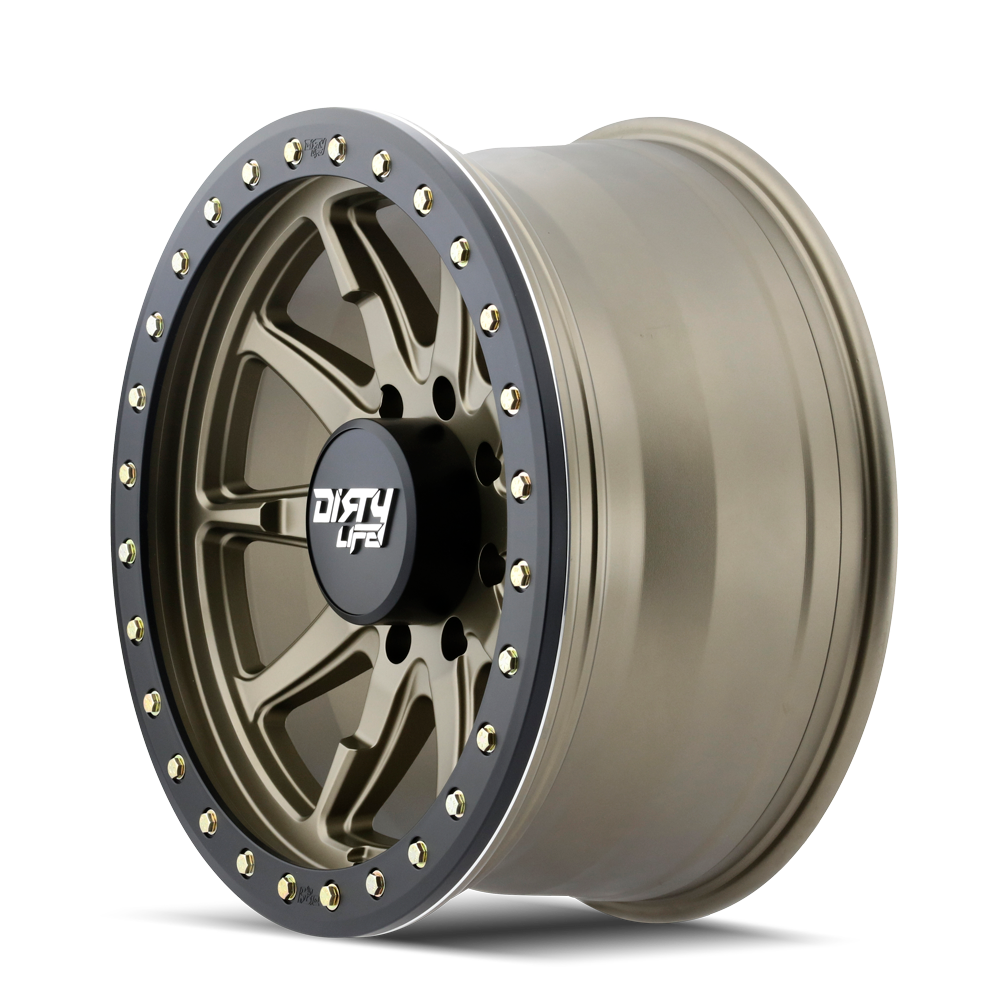 Dirty Life DT-2 Satin gold 17x9 -12 8x170mm 130.8mm - Wheelwiz