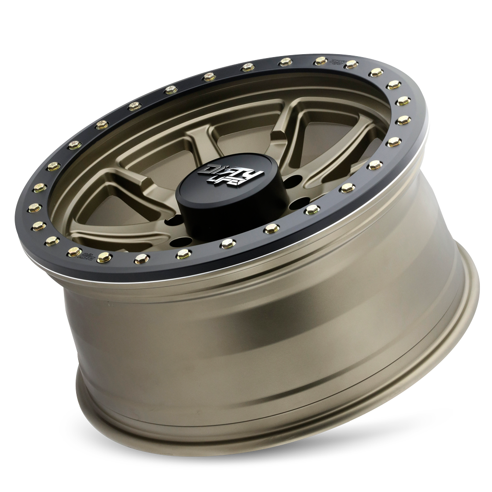 Dirty Life DT-2 Satin gold 17x9 -12 8x170mm 130.8mm - Wheelwiz