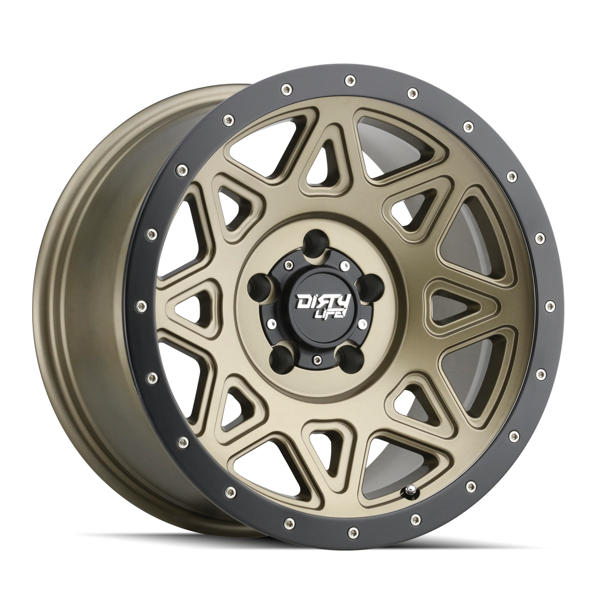 Dirty Life THEORY Matte gold 17x9 -12 6x139.7mm 106mm - Wheelwiz