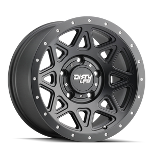 Dirty Life THEORY Satin black 18x9 0 8x165.1mm 130.8mm - WheelWiz