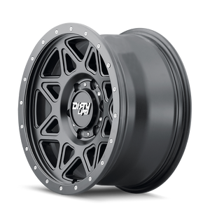 Dirty Life THEORY Satin black 17x9 -12 8x165.1mm 130.8mm - Wheelwiz