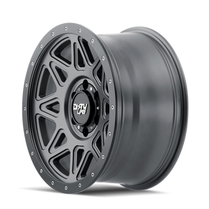 Dirty Life THEORY Satin gunmetal 18x9 0 8x165.1mm 130.8mm - Wheelwiz
