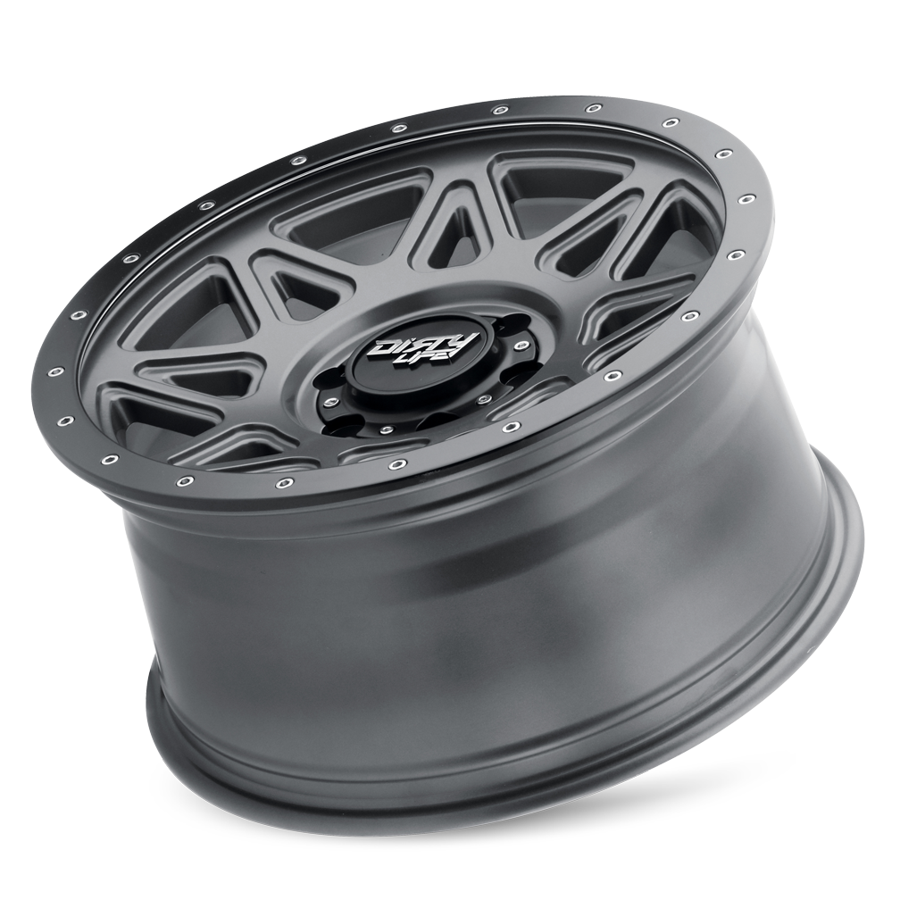 Dirty Life THEORY Satin gunmetal 18x9 0 6x139.7mm 106mm - Wheelwiz