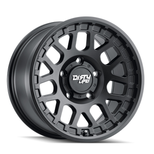 Dirty Life MESA Matte black 17x9 -12 6x139.7mm 106mm