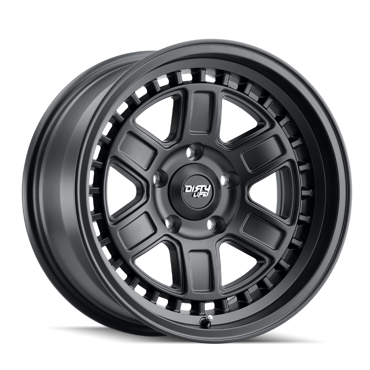 Dirty Life CAGE Matte black 17x8.5 -6 6x135mm 87.1mm - Wheelwiz