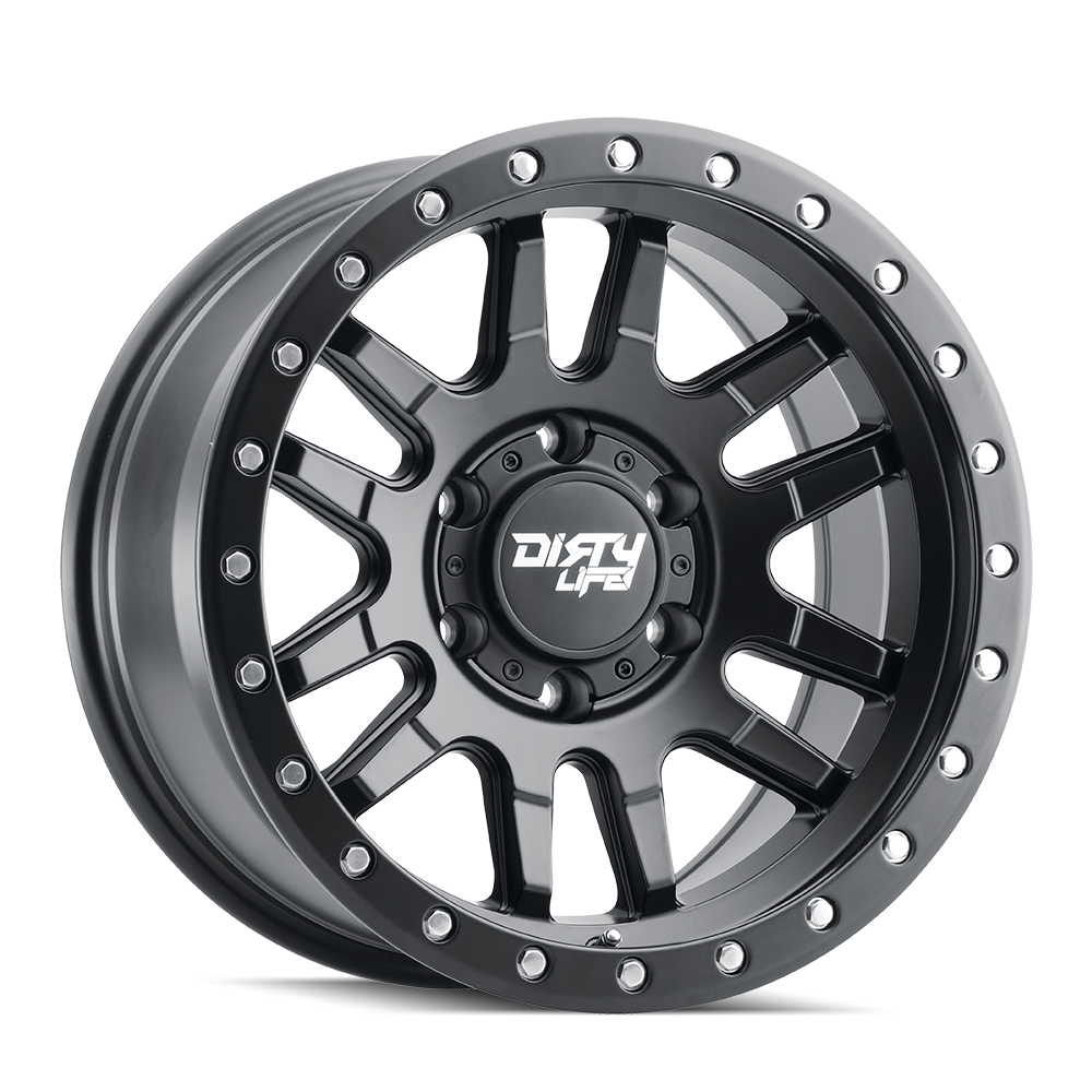 Dirty Life CANYON PRO Satin black 17x9 -38 5x127mm 71.5mm - Wheelwiz