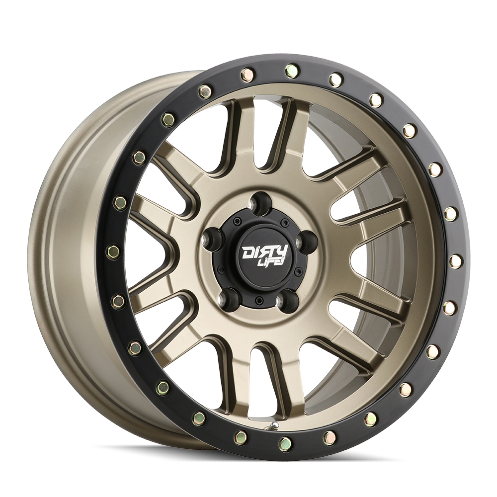 Dirty Life CANYON PRO Satin gold 17x9 -38 5x127mm 71.5mm - Wheelwiz