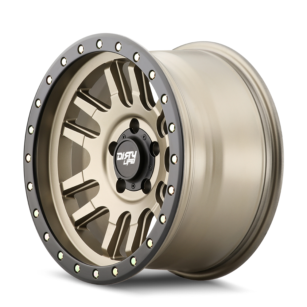 Dirty Life CANYON PRO Satin gold 17x9 0 5x139.7mm 108.1mm - Wheelwiz