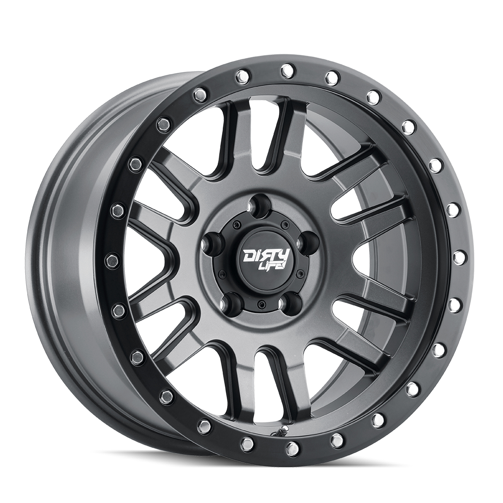 Dirty Life CANYON PRO Satin graphite 17x9 -12 5x127mm 71.5mm - Wheelwiz