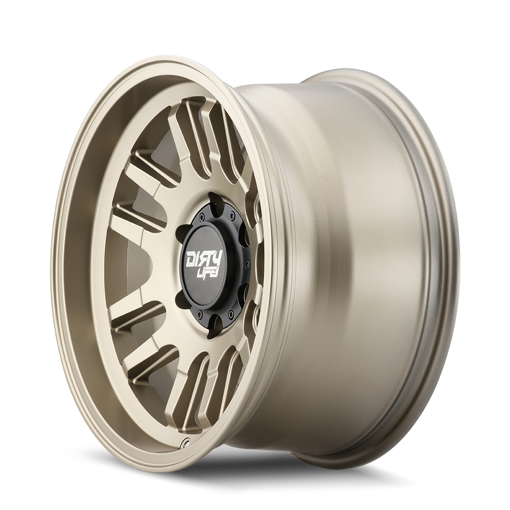 Dirty Life CANYON Satin gold 17x9 0 5x150mm 110mm - Wheelwiz