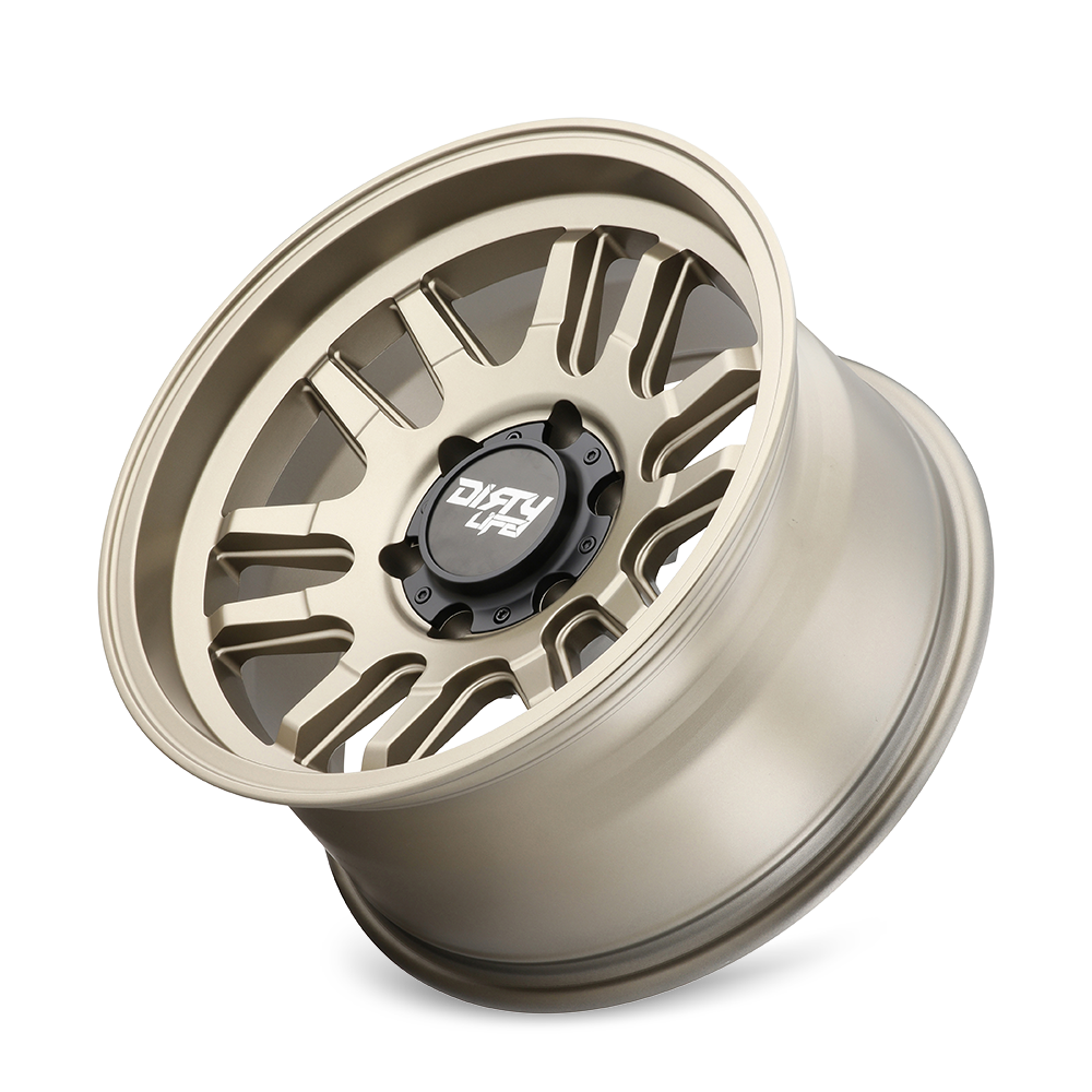 Dirty Life CANYON Satin gold 17x9 -12 6x139.7mm 106mm - Wheelwiz