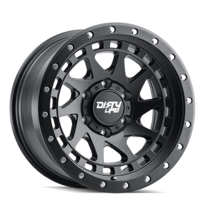 Dirty Life ENIGMA Matte black 17x9 -38 5x139.7mm 108.1mm