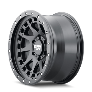 Dirty Life ENIGMA Satin black 17x9 -38 6x139.7mm 106mm