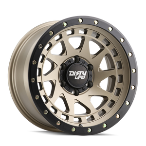 Dirty Life ENIGMA Satin gold 17x9 -12 8x165.1mm 130.8mm