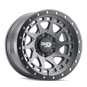 Dirty Life ENIGMA Satin graphite 17x9 -12 8x165.1mm 130.8mm