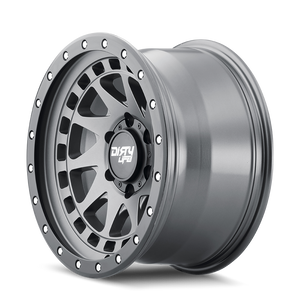 Dirty Life ENIGMA Satin graphite 17x9 -12 8x170mm 130.8mm - Wheelwiz