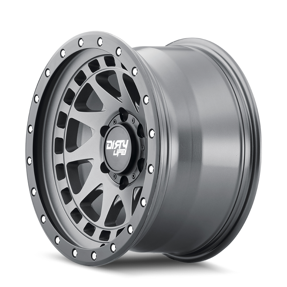 Dirty Life ENIGMA Satin graphite 17x9 -12 8x165.1mm 130.8mm - Wheelwiz