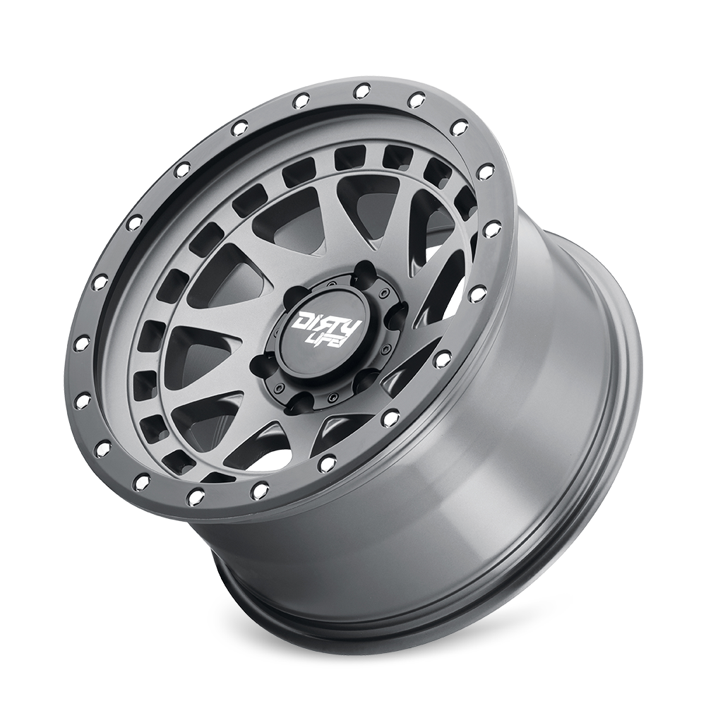 Dirty Life ENIGMA Satin graphite 17x9 -12 8x165.1mm 130.8mm - Wheelwiz