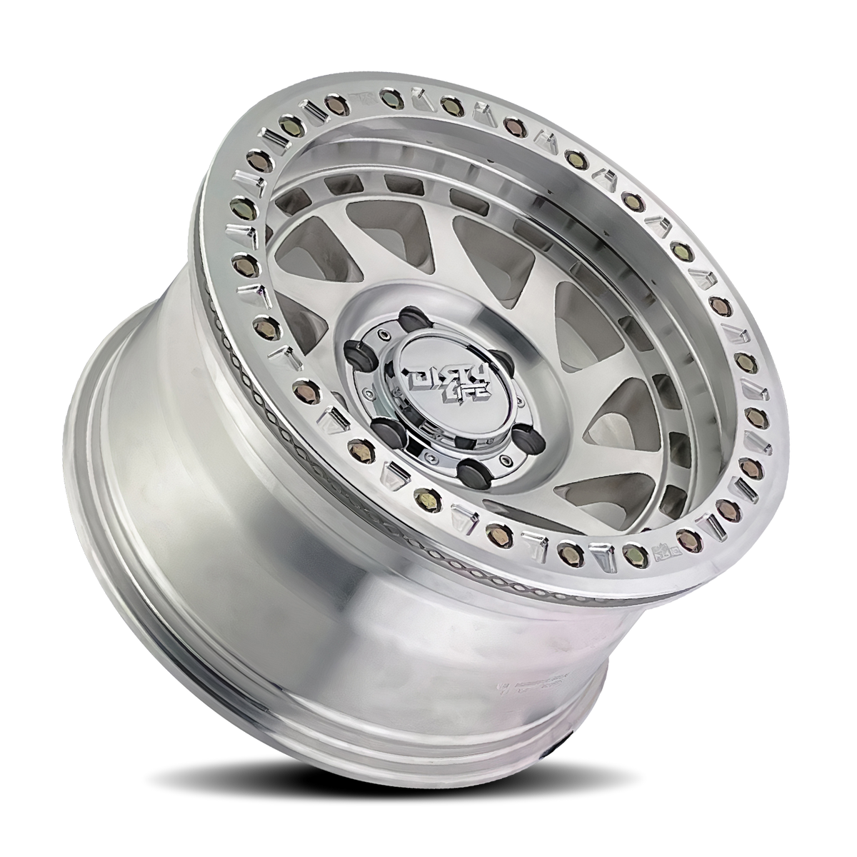 Dirty Life ENIGMA RACE Machined 17x9 -38 6x139.7mm 106mm - Wheelwiz