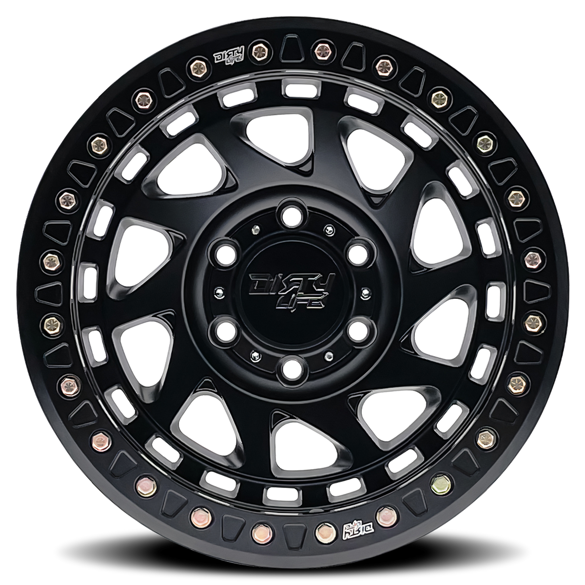 Dirty Life ENIGMA RACE Matte black 17x9 -38 6x135mm 87.1mm - Wheelwiz
