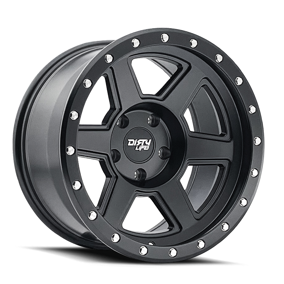 Dirty Life COMPOUND Matte black 20x10 -12 6x139.7mm 106mm