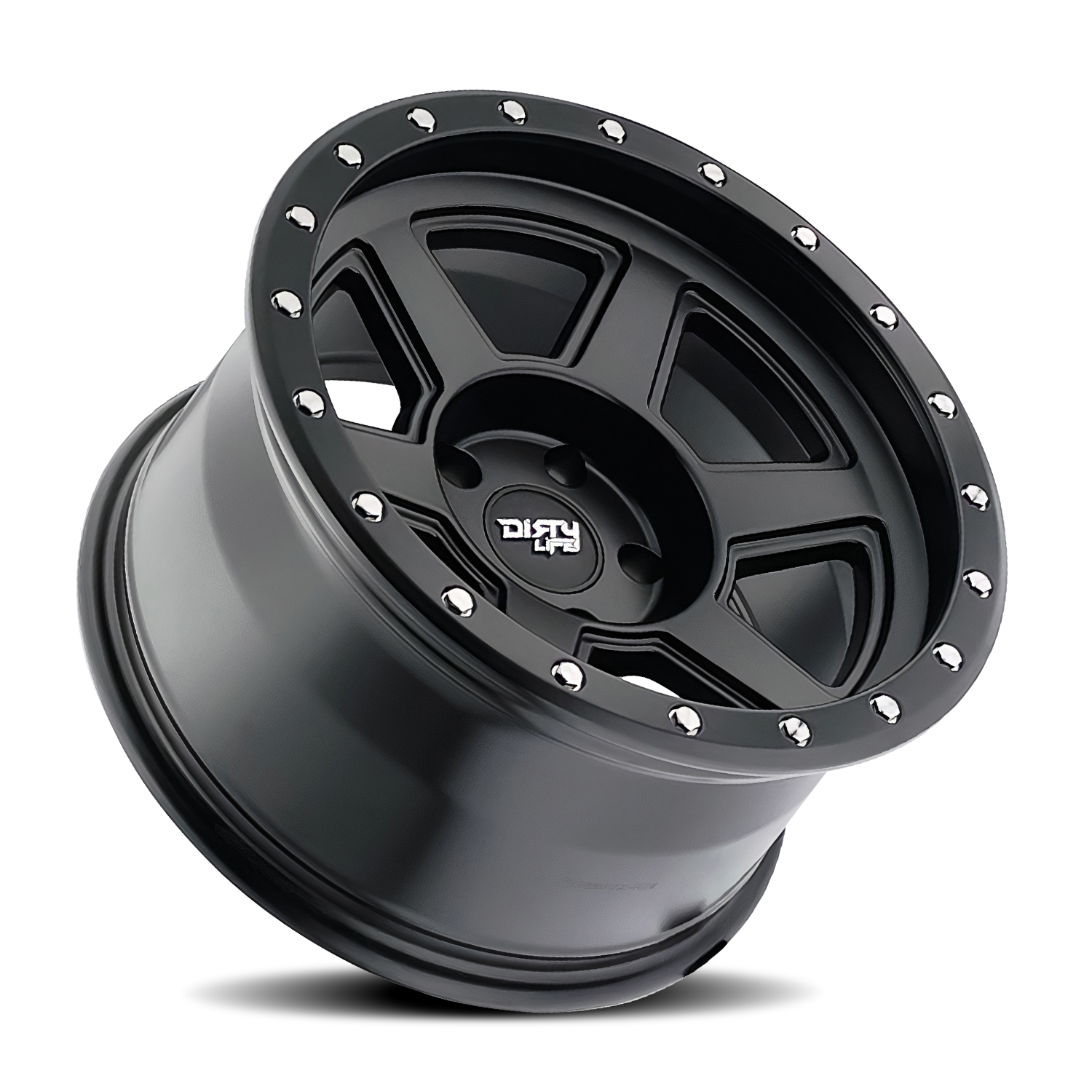 Dirty Life COMPOUND Matte black 20x10 -12 6x139.7mm 106mm - Wheelwiz