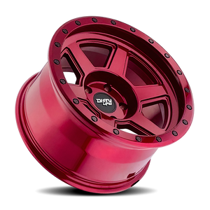 Dirty Life COMPOUND Crimson candy red 20x10 -12 6x139.7mm 106mm - Wheelwiz
