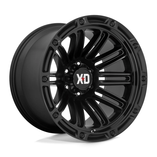 XD Series XD846 DOUBLE DEUCE Satin Black 20x12 -44 8x165.1mm 125.1mm - Wheelwiz