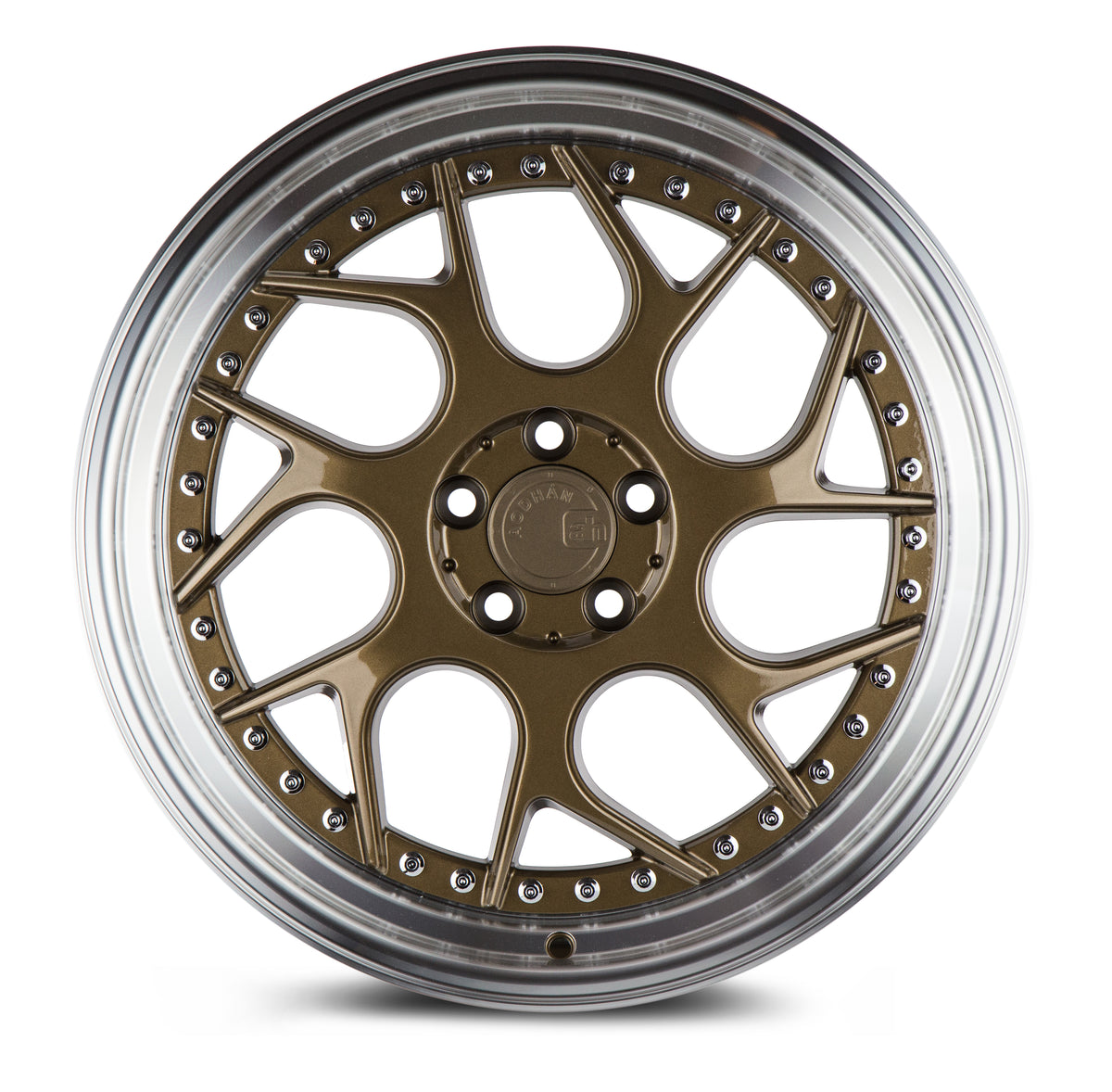 Aodhan DS01 Bronze w/Machined Lip 18x8.5 +35 5x114.3 73.1mm - Wheelwiz