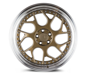 Aodhan DS01 Bronze w/Machined Lip 18x9.5 +30 5x114.3 73.1mm - Wheelwiz