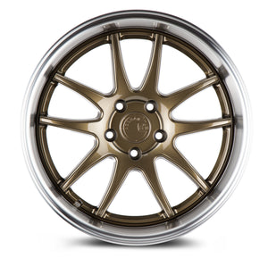 Aodhan DS02 Bronze w/Machined Lip 18x10.5 +15 5x114.3 73.1mm - Wheelwiz