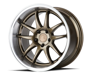 Aodhan DS02 Bronze w/Machined Lip 18x10.5 +15 5x114.3 73.1mm - Wheelwiz
