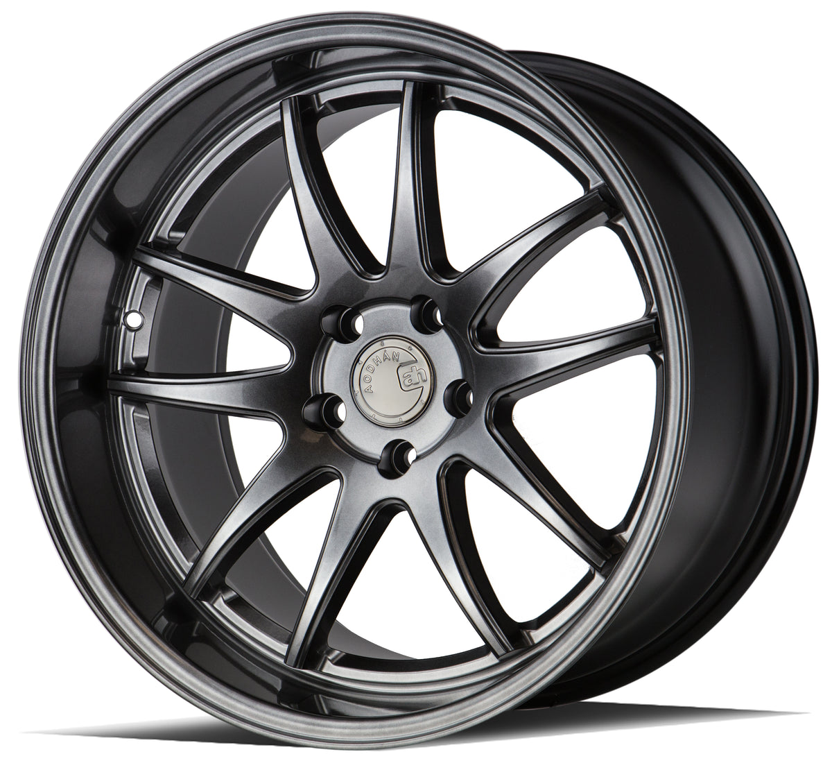 Aodhan DS02 Hyper Black 18x10.5 +22 5x114.3 73.1mm - Wheelwiz