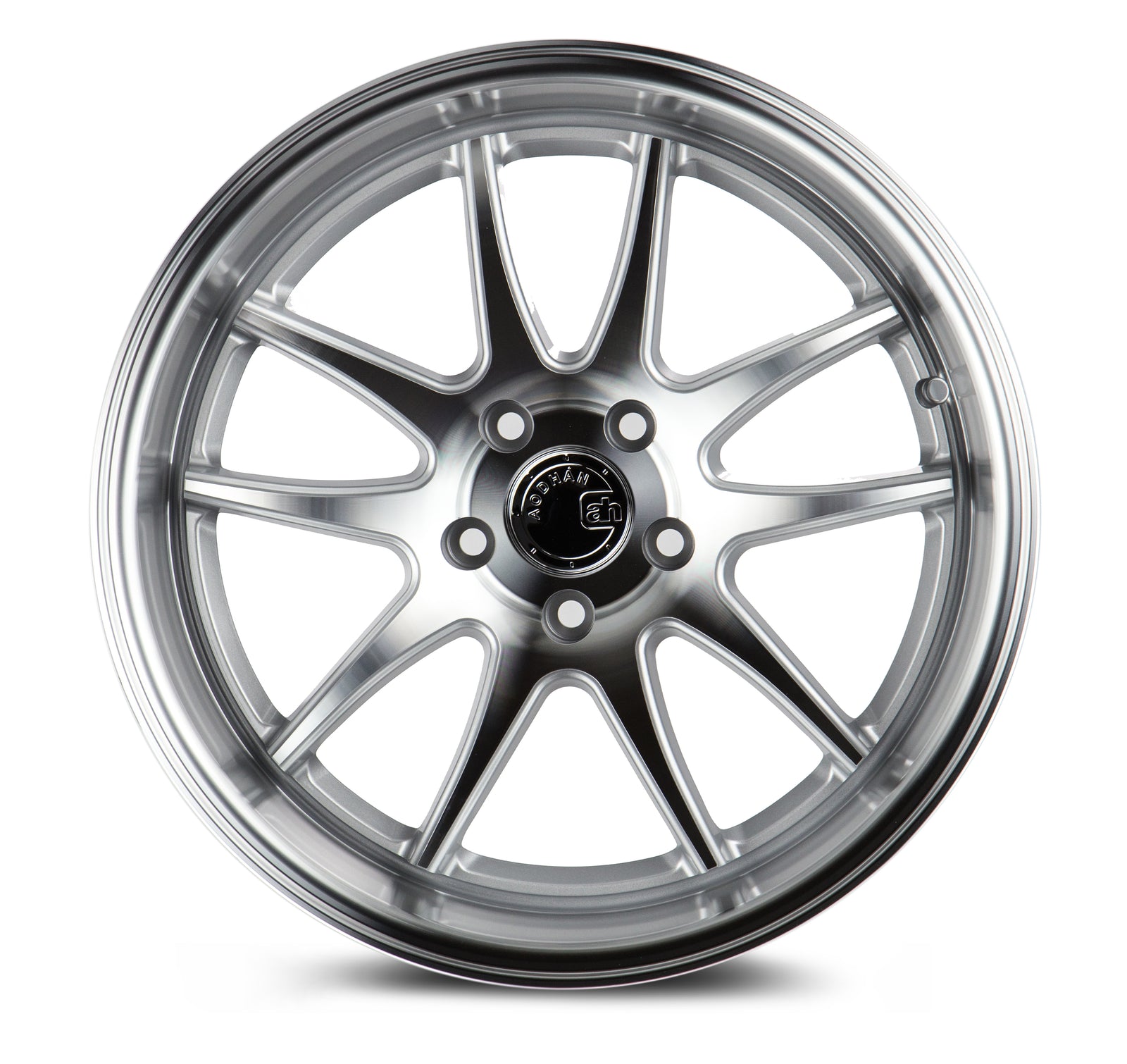 Aodhan DS02 Silver w/Machined Face 18x10.5 +15 5x114.3 73.1mm - Wheelwiz