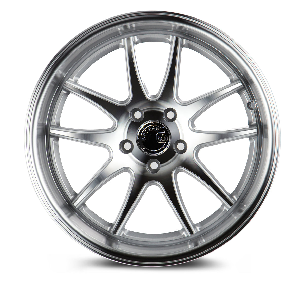 Aodhan DS02 Silver w/Machined Face 18x10.5 +22 5x114.3 73.1mm - Wheelwiz