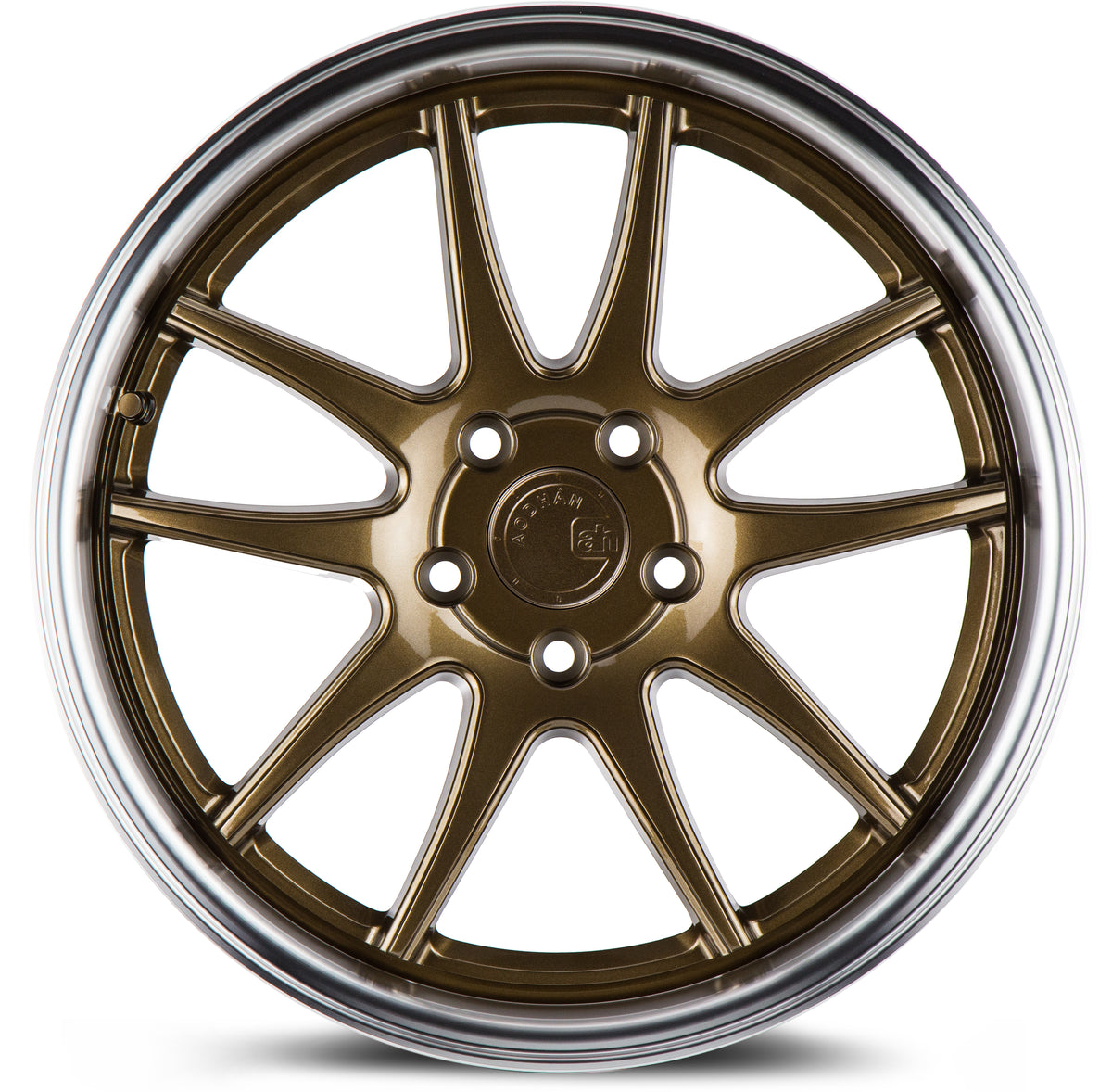 Aodhan DS02 Bronze w/Machined Lip 18x8.5 +35 5x114.3 73.1mm - Wheelwiz