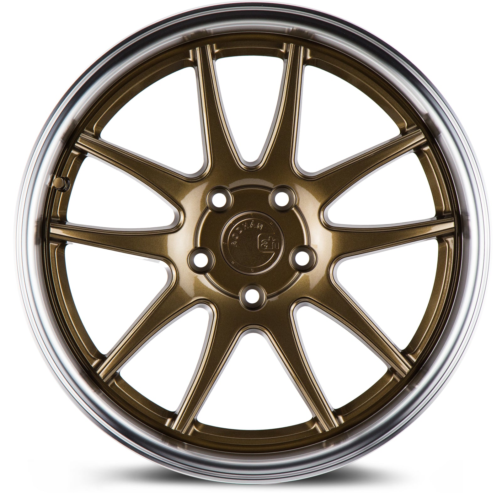 Aodhan DS02 Bronze w/Machined Lip 18x8.5 +35 5x114.3 73.1mm - Wheelwiz