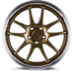 Aodhan DS02 Bronze w/Machined Lip 18x8.5 +35 5x114.3 73.1mm - Wheelwiz