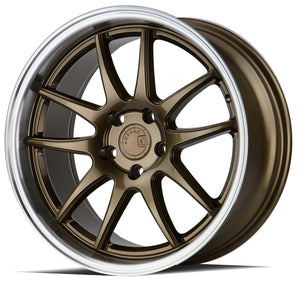 Aodhan DS02 Bronze w/Machined Lip 18x8.5 +35 5x114.3 73.1mm - Wheelwiz