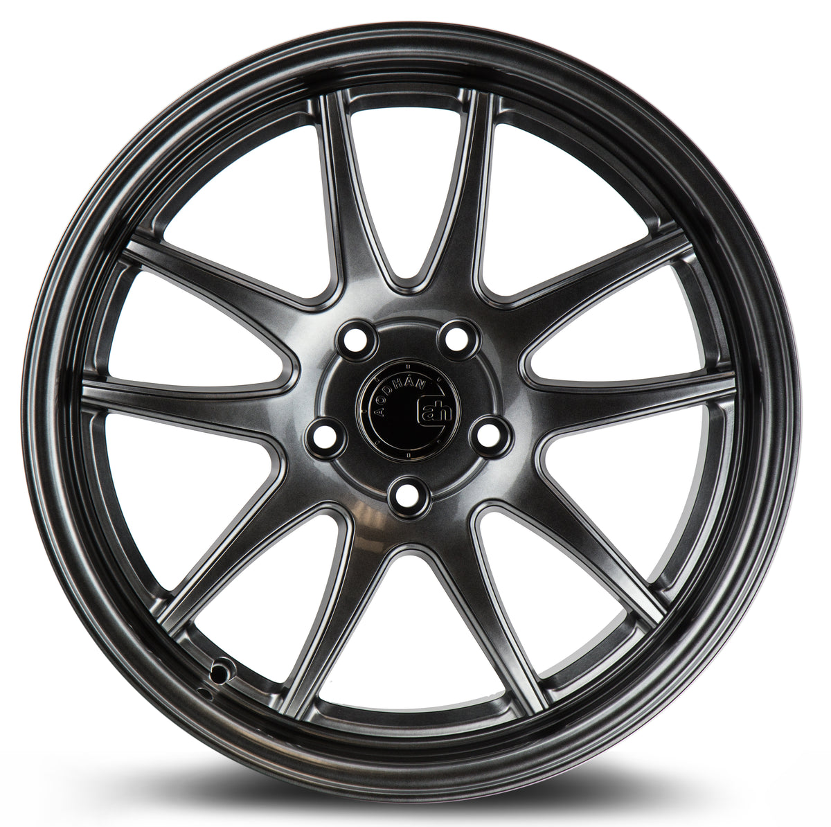 Aodhan DS02 Hyper Black 18x8.5 +35 5x114.3 73.1mm - Wheelwiz
