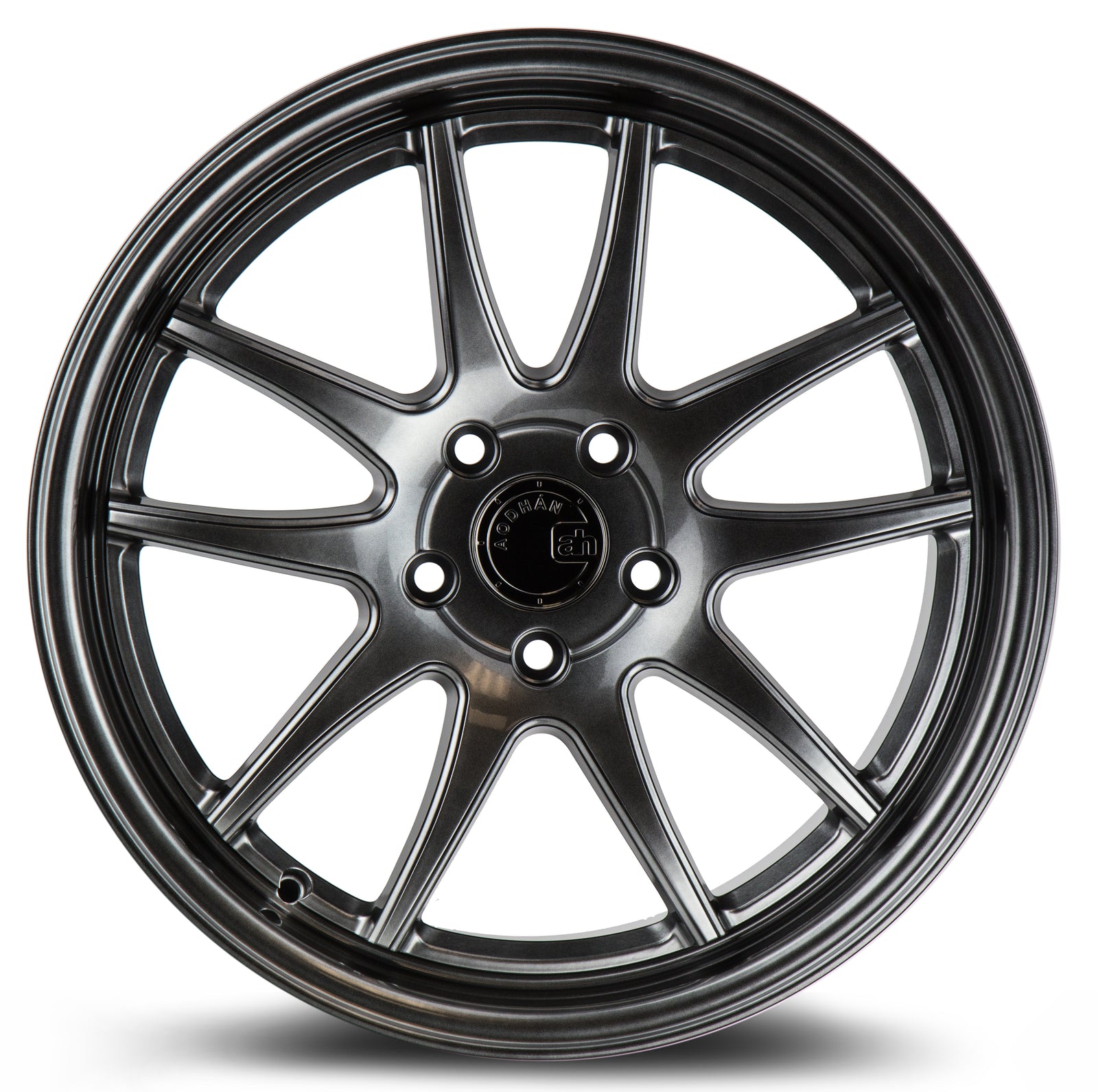 Aodhan DS02 Hyper Black 18x8.5 +35 5x114.3 73.1mm - Wheelwiz
