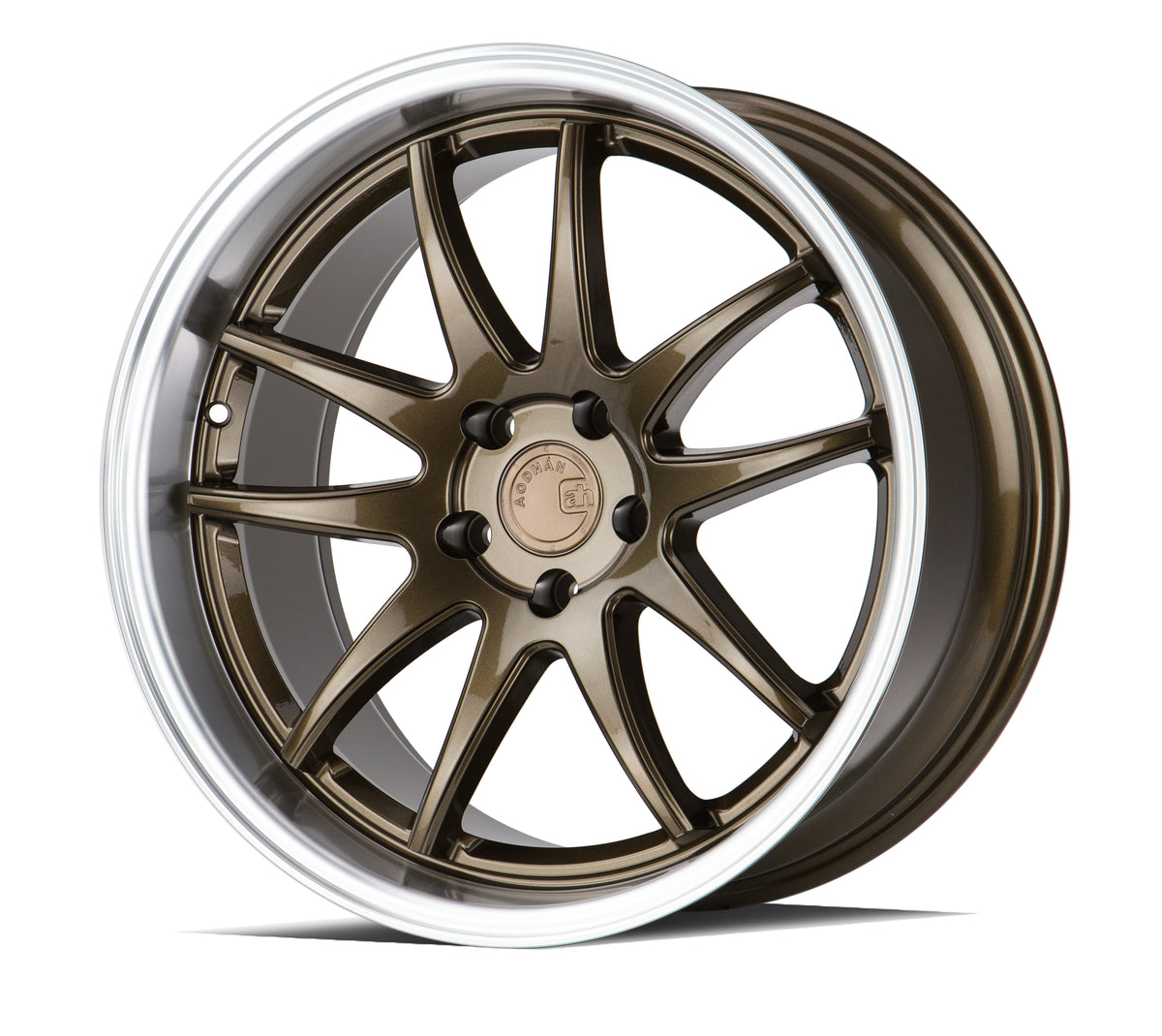 Aodhan DS02 Bronze w/Machined Lip 18x9.5 +35 5x100 73.1mm - Wheelwiz
