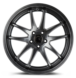 Aodhan DS02 Hyper Black 18x9.5 +30 5x114.3 73.1mm - Wheelwiz