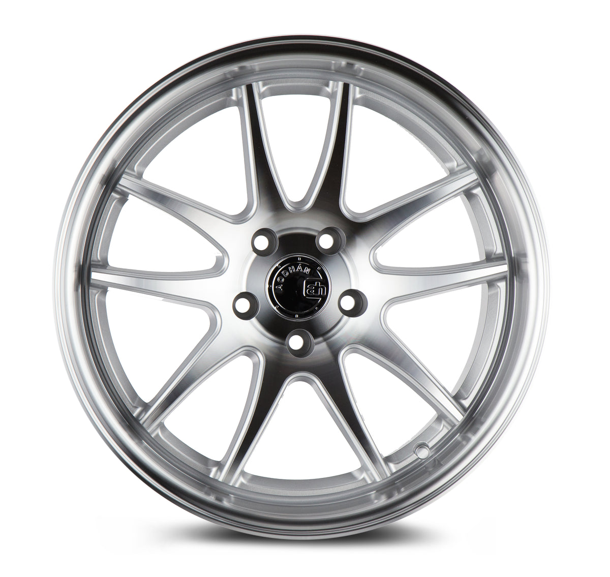 Aodhan DS02 Silver w/Machined Face 18x9.5 +22 5x114.3 73.1mm - Wheelwiz