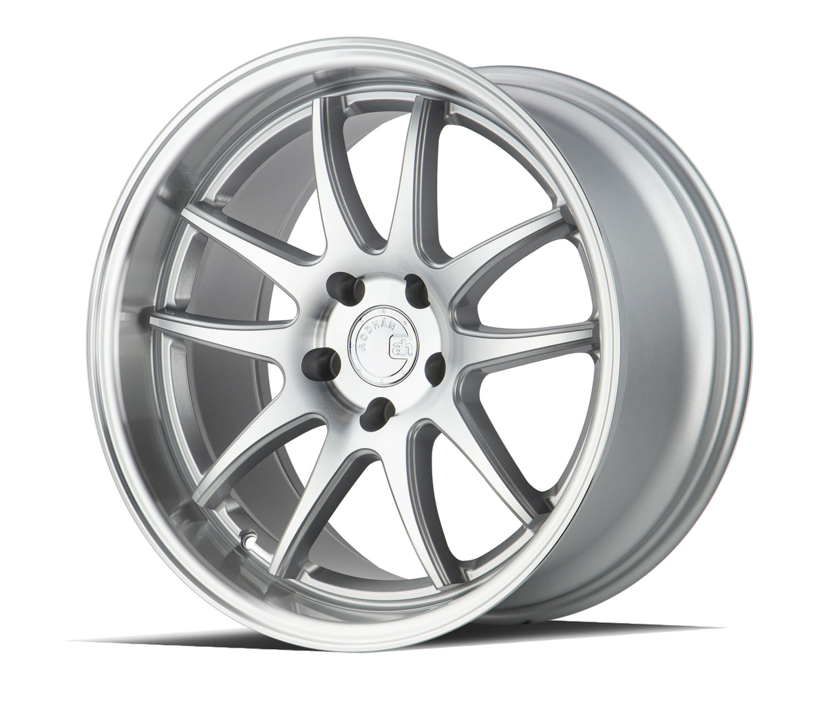 Aodhan DS02 Silver w/Machined Face 18x9.5 +35 5x100 73.1mm - Wheelwiz