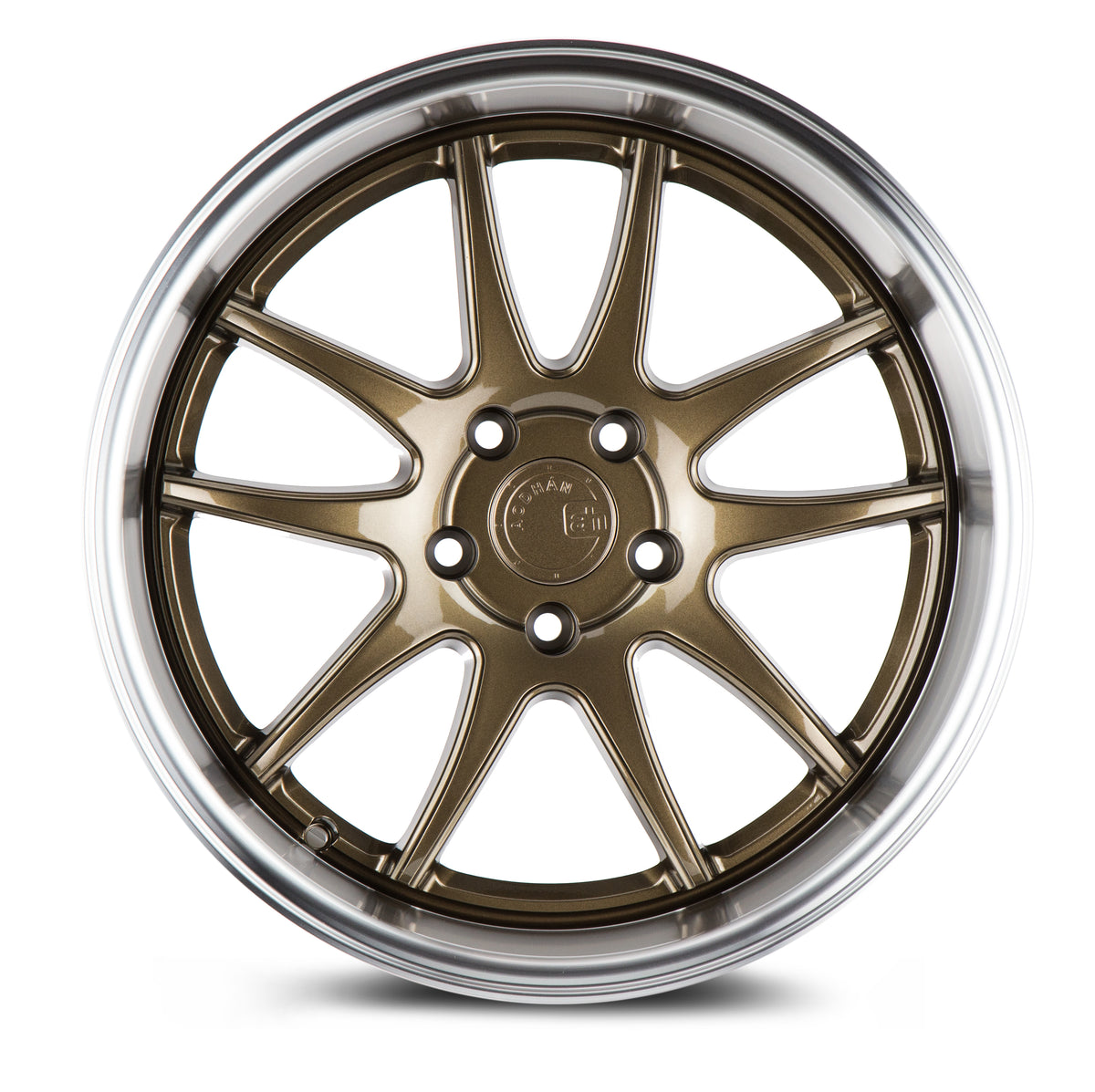 Aodhan DS02 Bronze w/Machined Lip 19x11 +15 5x114.3 73.1mm - Wheelwiz