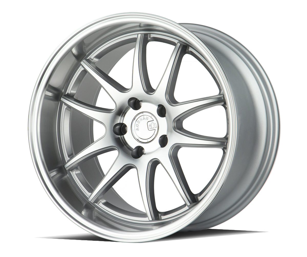 Aodhan DS02 Silver W/Machined Face 19x11 +22 5x114.3 73.1mm - Wheelwiz
