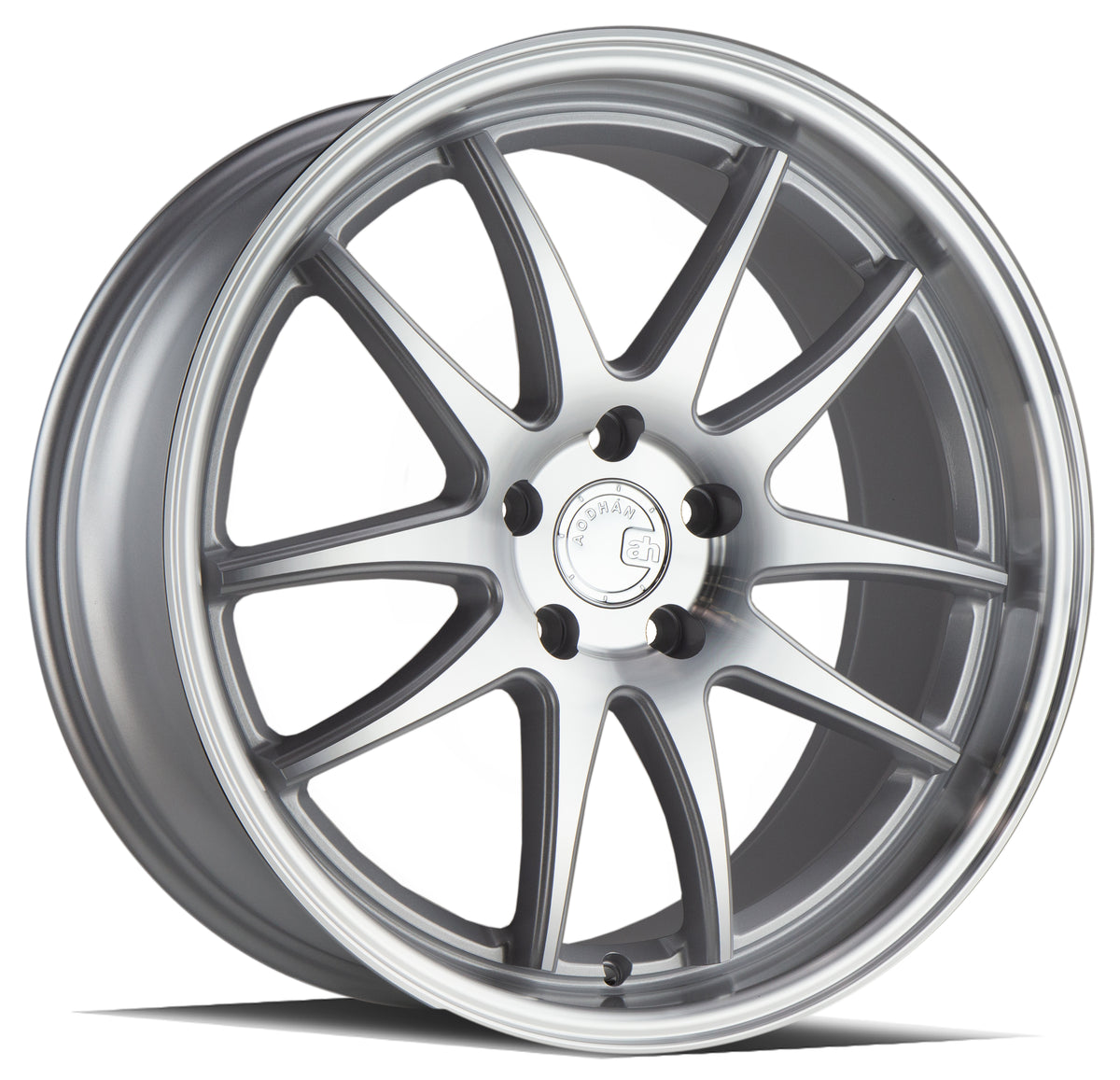Aodhan DS02 Silver W/Machined Face 19x8.5 +35 5x114.3 73.1mm - Wheelwiz